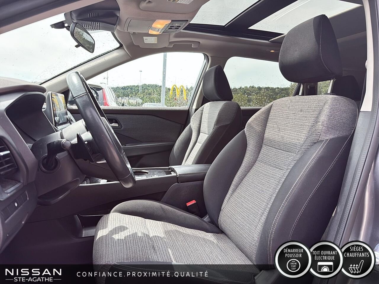 2021 Nissan Rogue SV|TA|1 PROPRIO|CARFAX CLEAN Grey Saint-Jérôme - photo #7