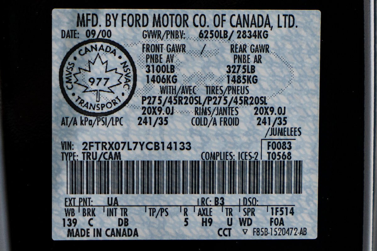 2000 Ford F-150 Harley Davidson Edition In Delivery Packaging Black Montreal - photo #24