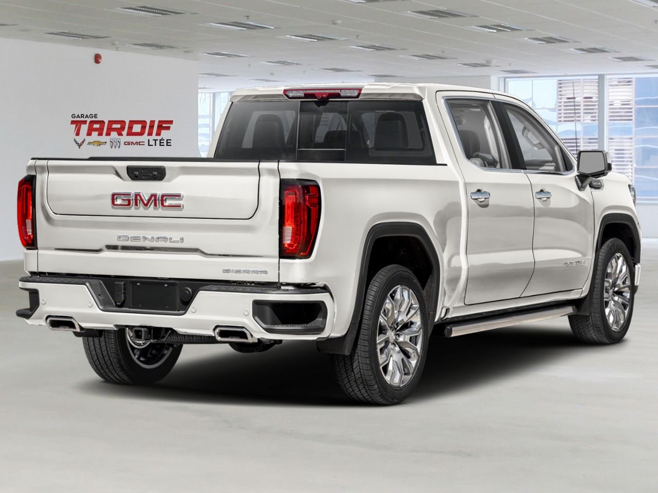 GMC Sierra 1500 Denali cabine multiplace 4RM 147 po 2026 Blanc glacier 3 couches Amos - photo #2