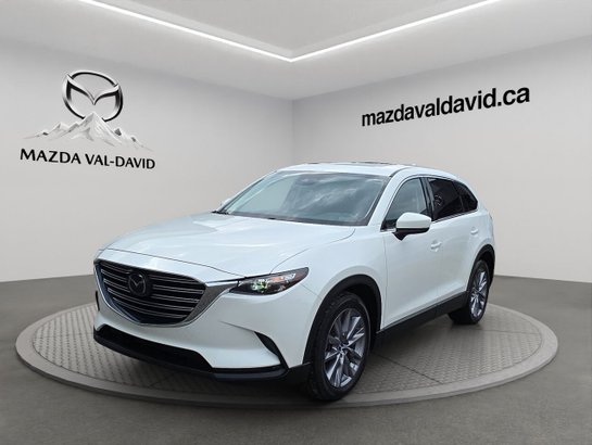 2023 Mazda CX-9 GS-L TI, 7 passagers, Apple carplay, Toit ouvrant, volant chauffant White