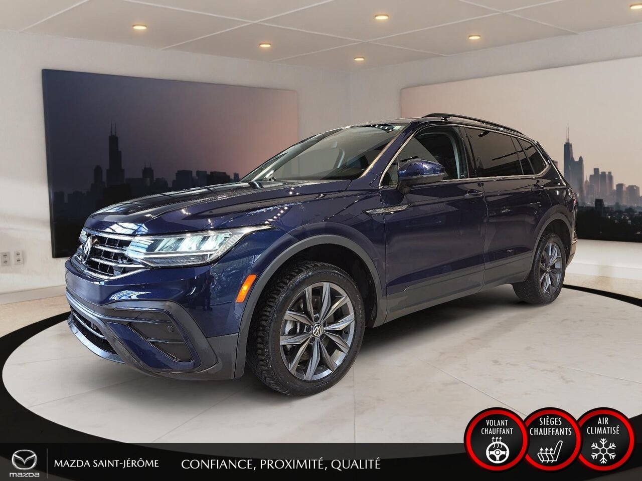 Volkswagen Tiguan CUIR | TOIT PANORAMIQUE | MAGS | AWD | 2022 Bleu Saint-Jérôme - photo #0