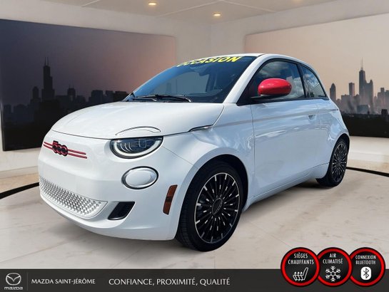 FIAT 500e Édition (RED) | CLEAN CARFAX | 2024 Blanc