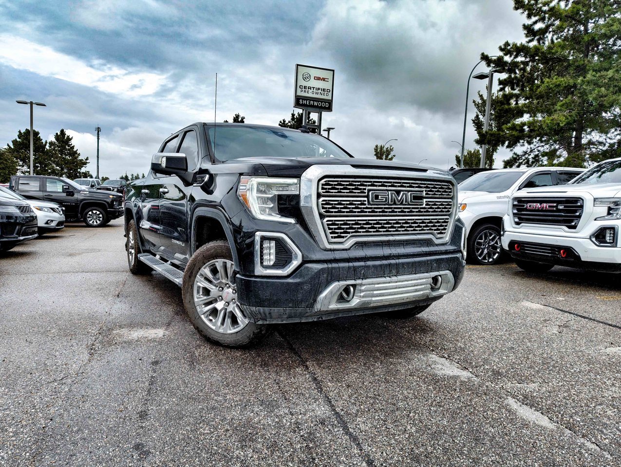 2021 GMC Sierra 1500 4WD Crew Cab 147 Denali Black Sherwood Park - photo #1