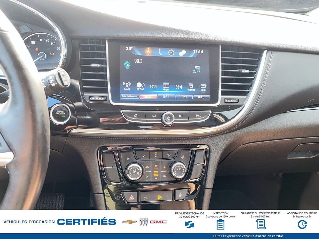 BUICK ENCORE ESS Essence 4 portes TA 2017 Blanc Montmagny - photo #12