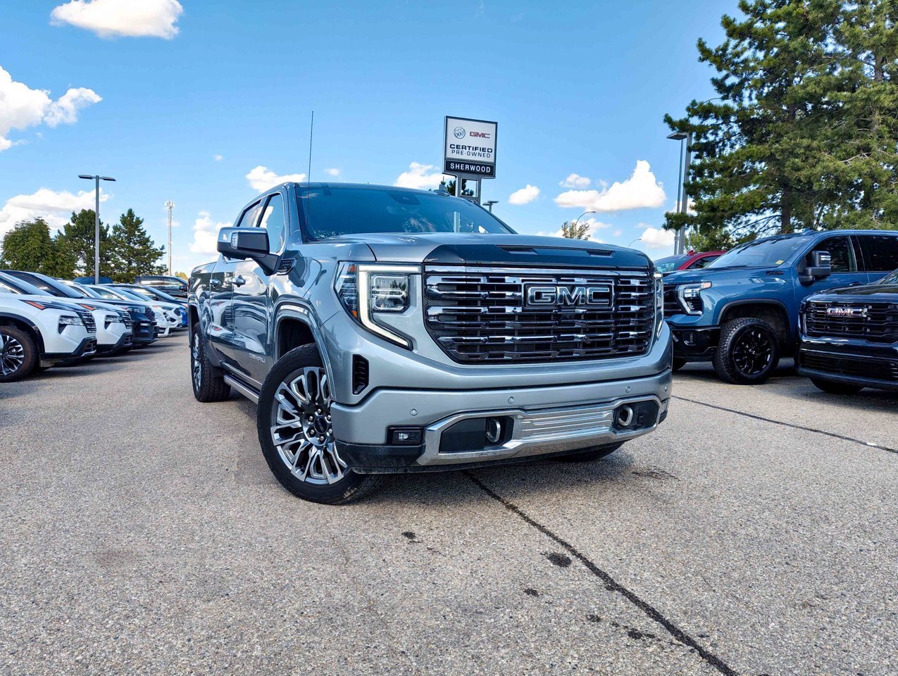 2025 GMC Sierra 1500 4WD Crew Cab 147 Denali Ultimate Grey Sherwood Park - photo #1