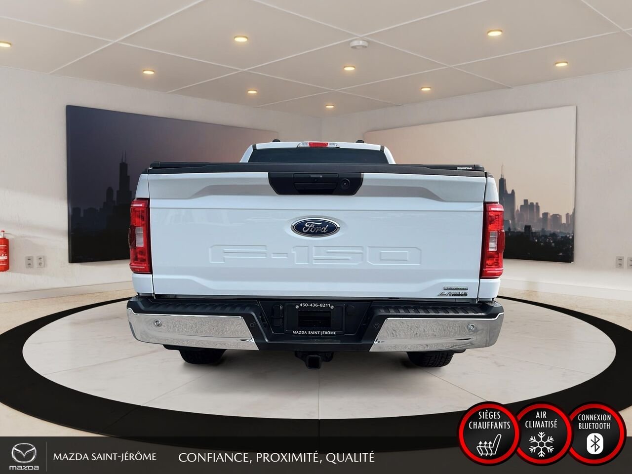 Ford F-150 XLT SUPERCREW | 4X4 | GROUPE REMORQUAGE | 3.5L ECOBOOST | 2023 Blanc Saint-Jérôme - photo #6
