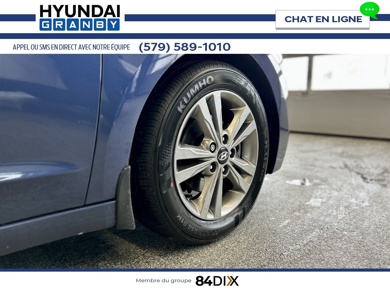 Hyundai Elantra 2018 Bleu Granby - photo #7
