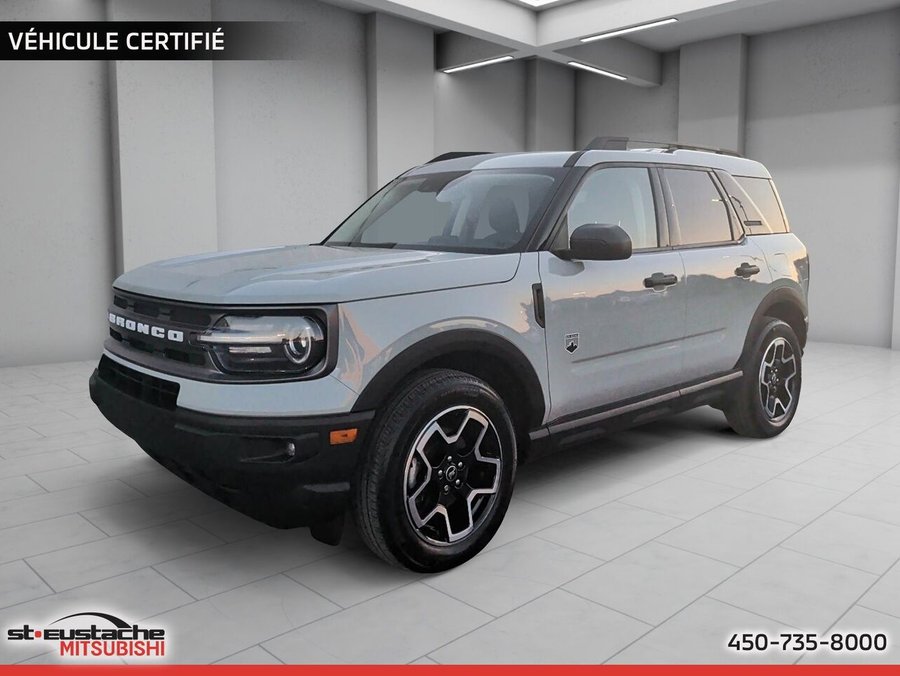 Ford Bronco Sport Big Bend 4X4-GPS-BANC CHAUFFANT-CARPLAY/ANDROID AUTO 2023 Bleu