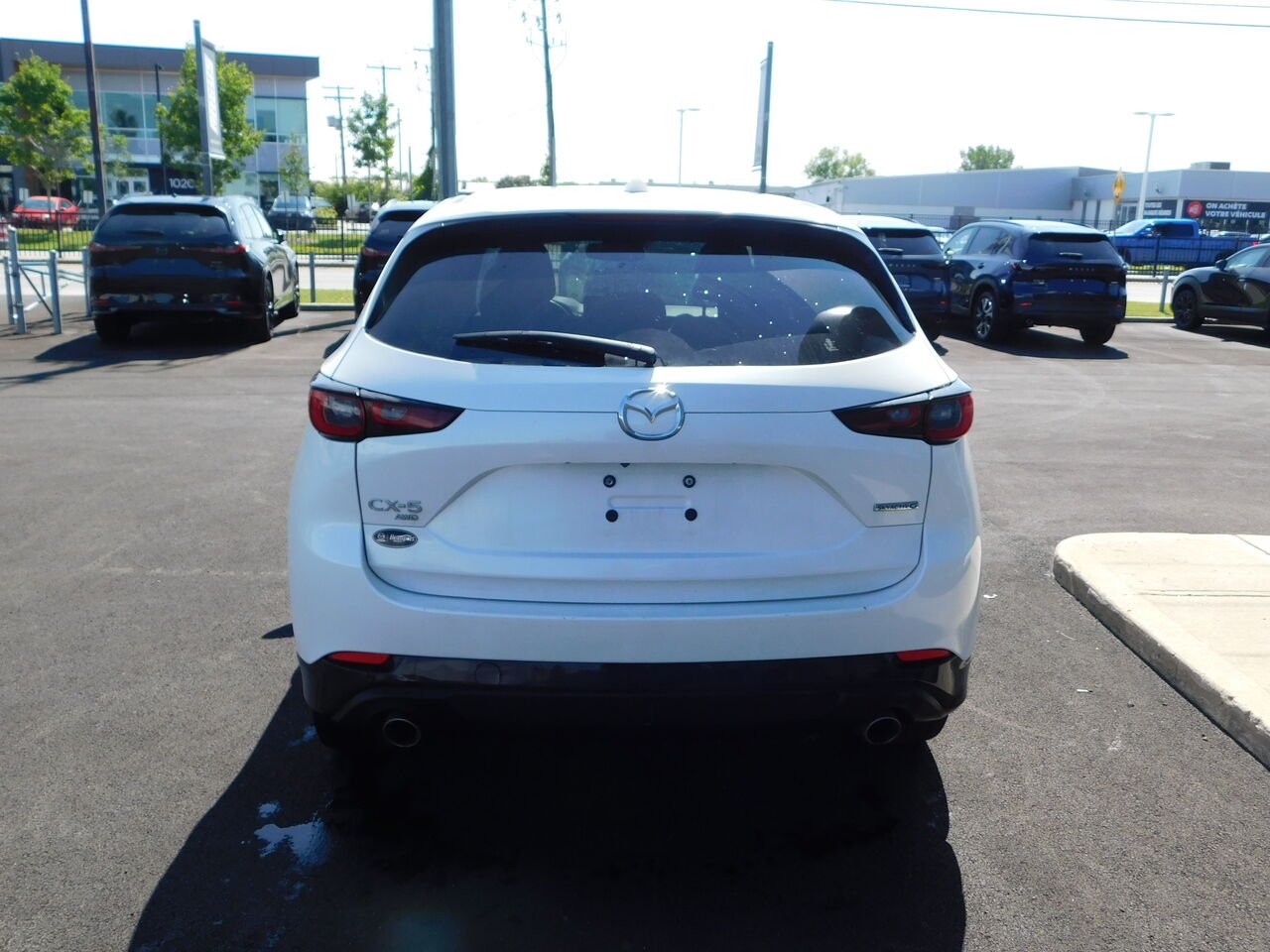 2022 Mazda CX-5 Sport TI White Gatineau - photo #3