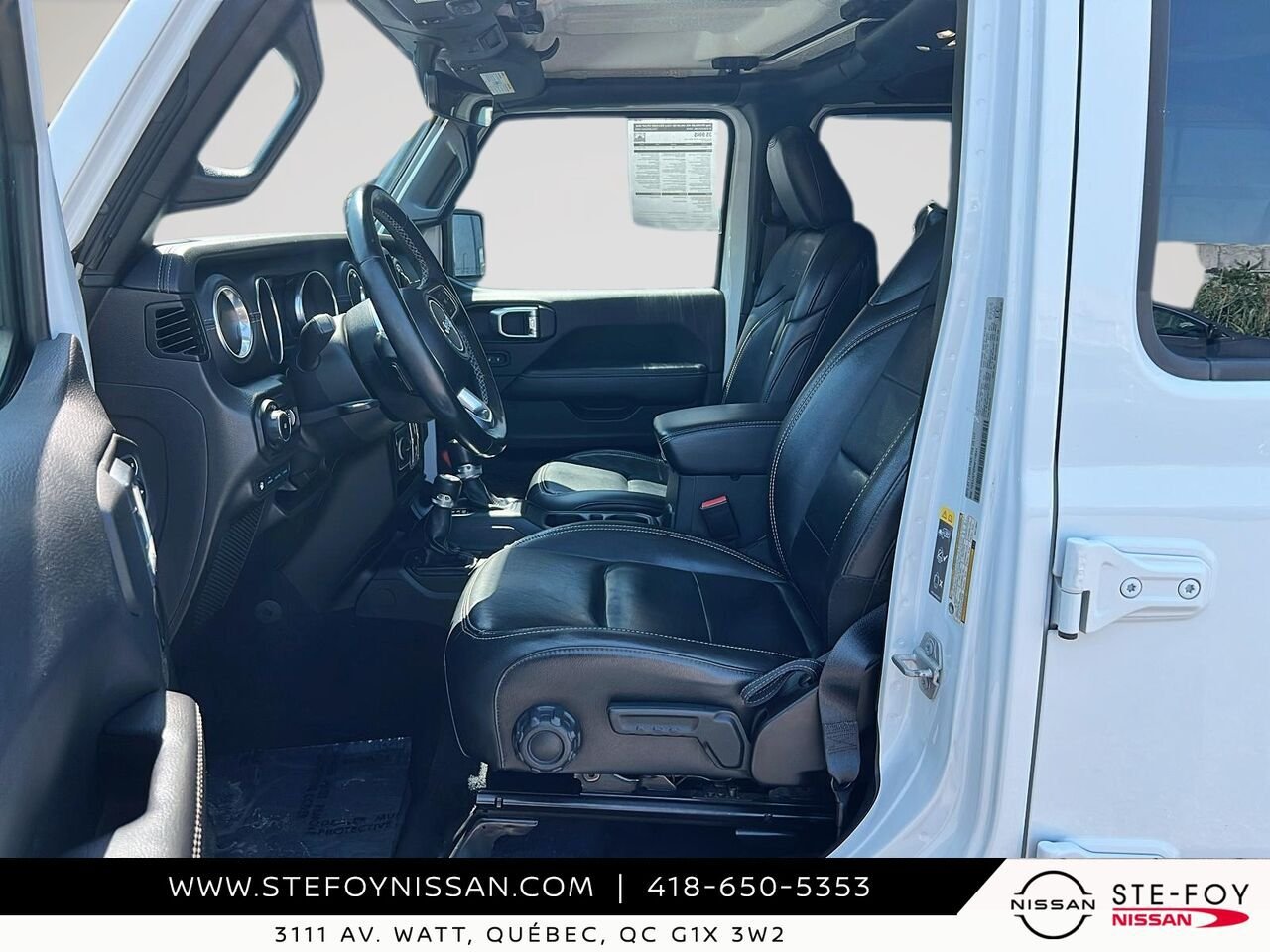 Jeep WRANGLER 4XE UNLIMITED COLD WEATHER GROUP 2022 Blanc Ste-Foy - photo #8