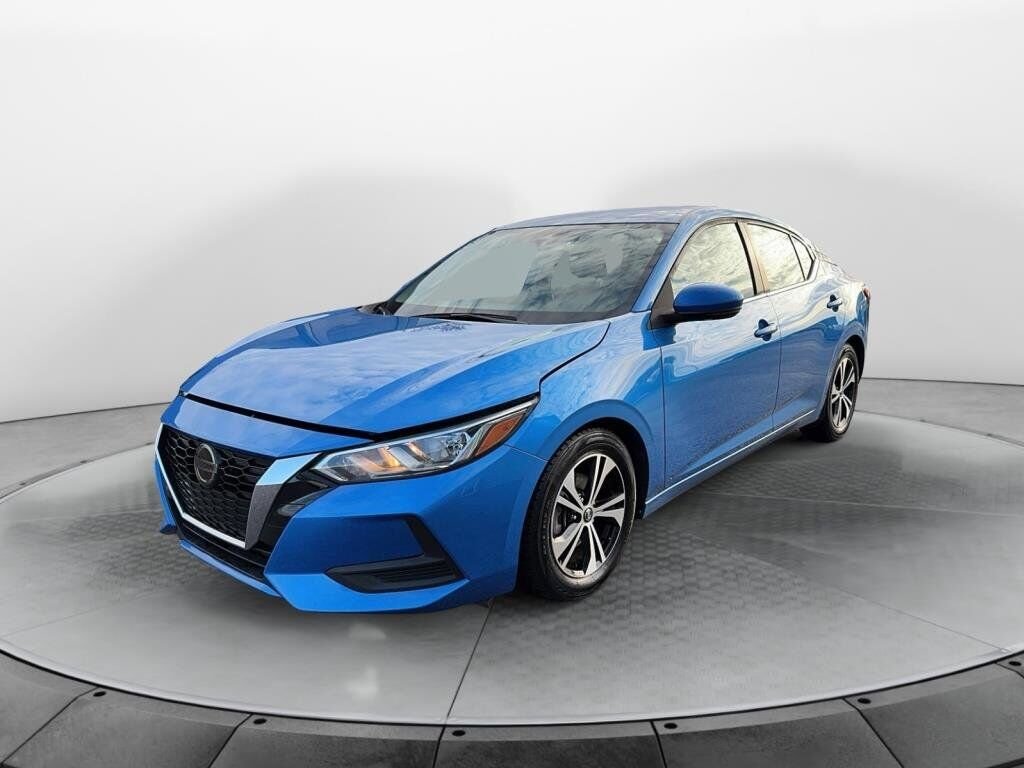 2020 Nissan Sentra VIN 3N1AB8CV1LY301362 Blue Chicoutimi - photo #0