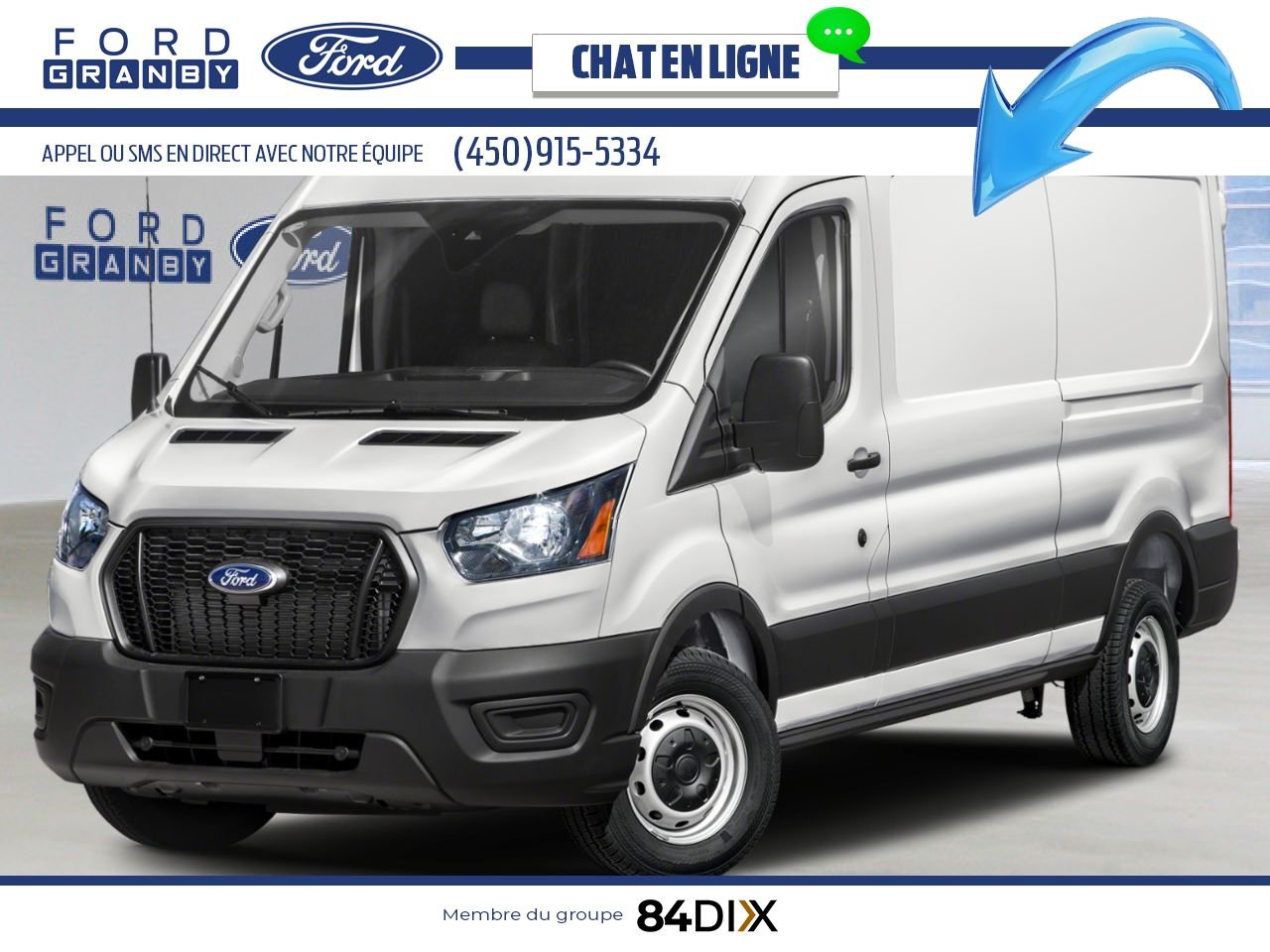 Ford Transit fourgon utilitaire 2025 Blanc Oxford Granby - photo #0