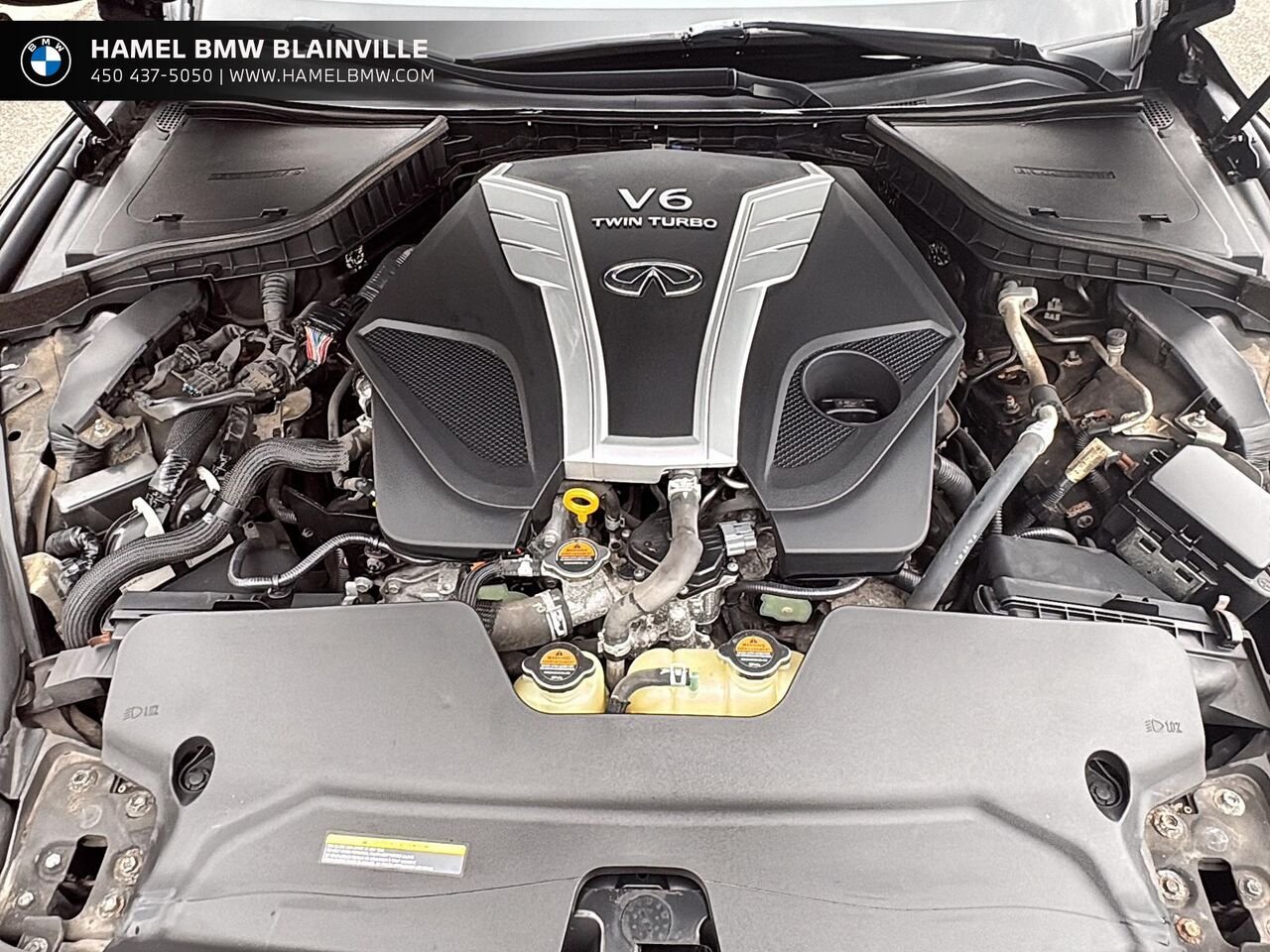 INFINITI Q60 3.0t coupé 2 portes 2017 Noir Blainville - photo #7