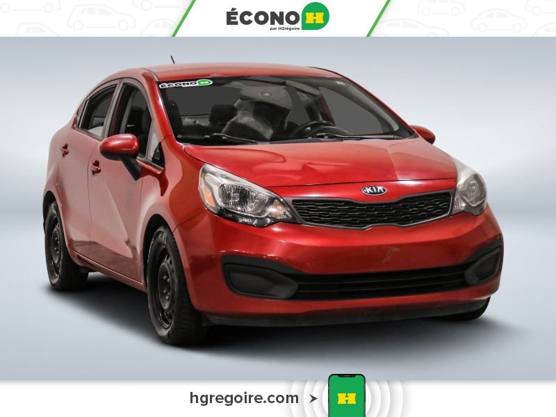 Kia Rio 730364 | LX GR ÉLEC 2015 Rouge Laval - photo #0