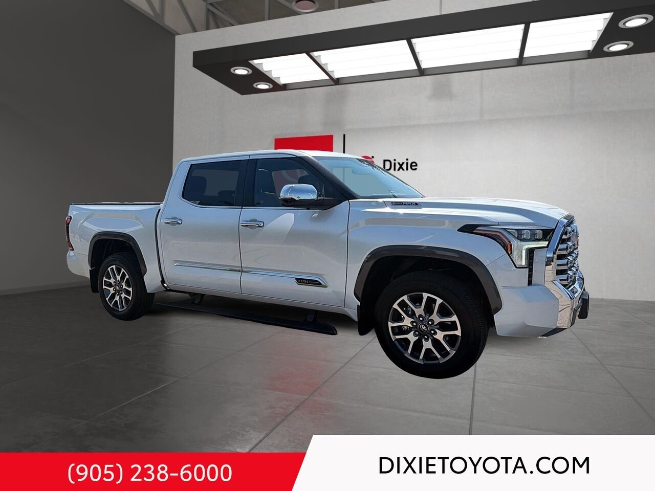 2026 Toyota TUNDRA HYBRID PLATNIUM 1794 EDITION 4WD / CLEAN CARFAX / HEATED AND VENTIALTED SEATS / ALLOY WHEELS / CARPLAY AND ANDROID AUTO White Mississauga - photo #2