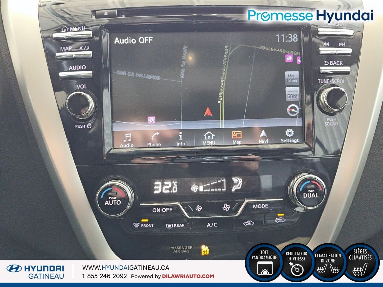 Nissan Murano Traction intégrale 4 portes SL 2016 Ottawa & Gatineau - photo #13