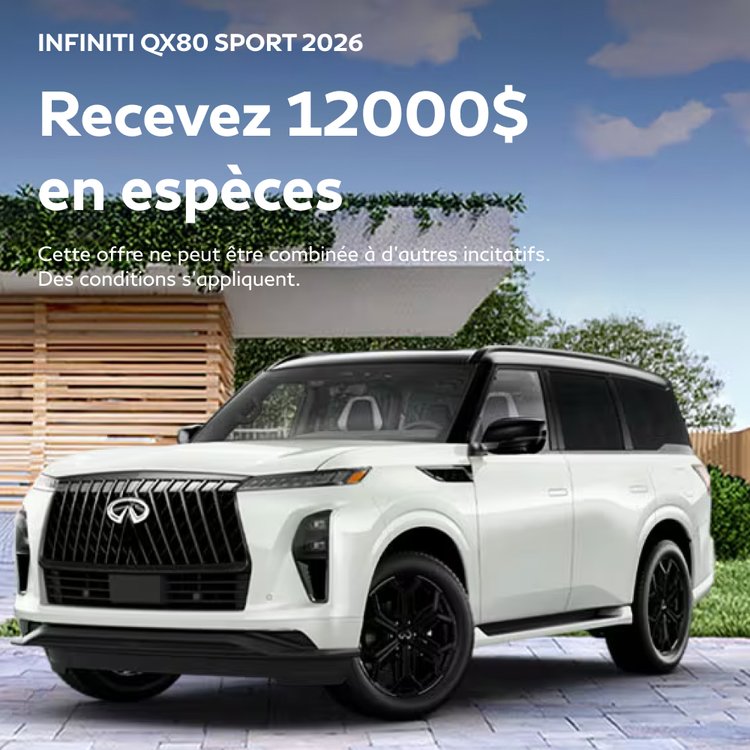 Infiniti aout Promo 1000x1000 QX80 Sport FR