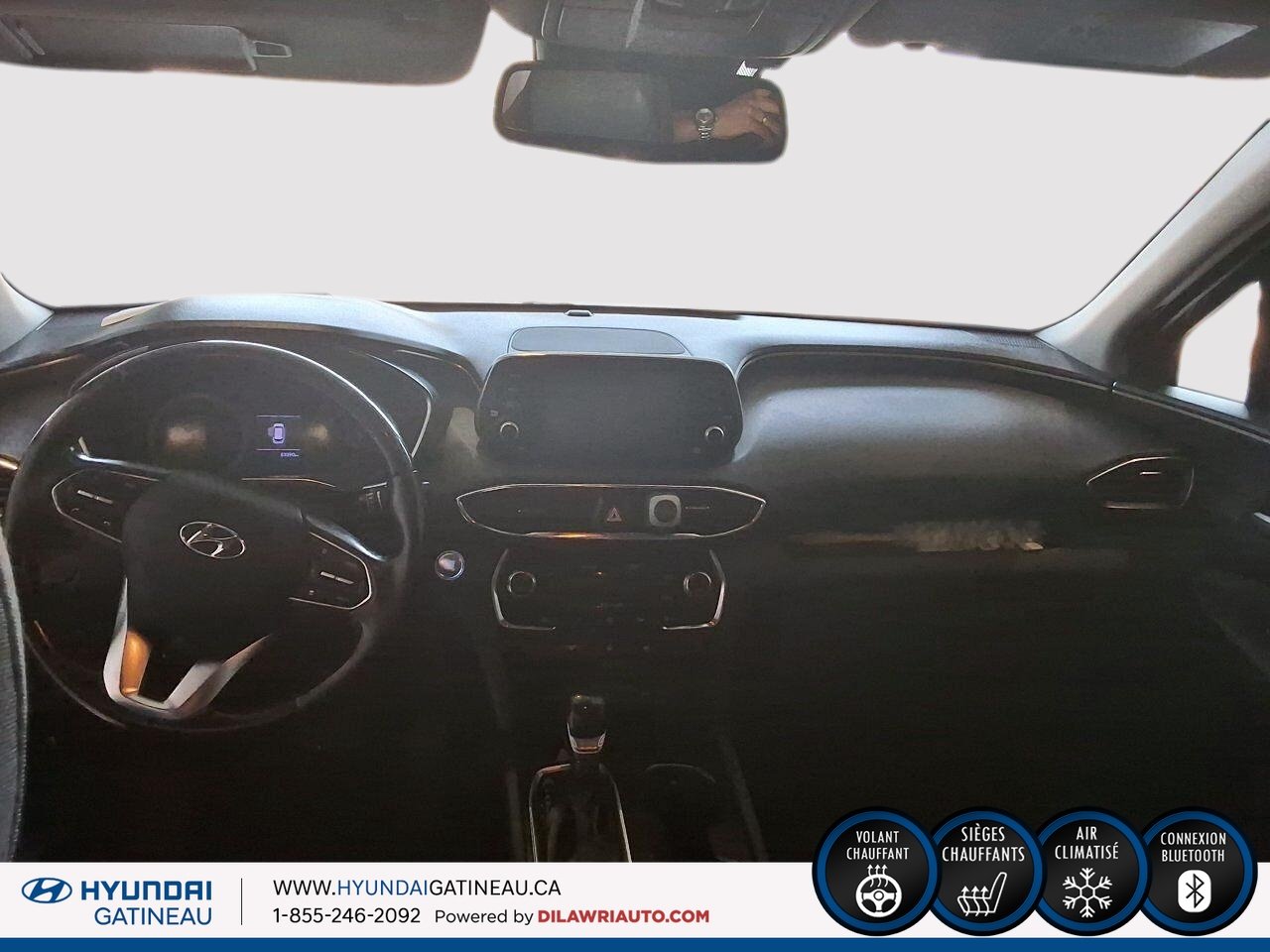 2019 HYUNDAI SANTA FE S *** AWD *** Sieges chauffants *** camera de recul *** Black Ottawa & Gatineau - photo #9
