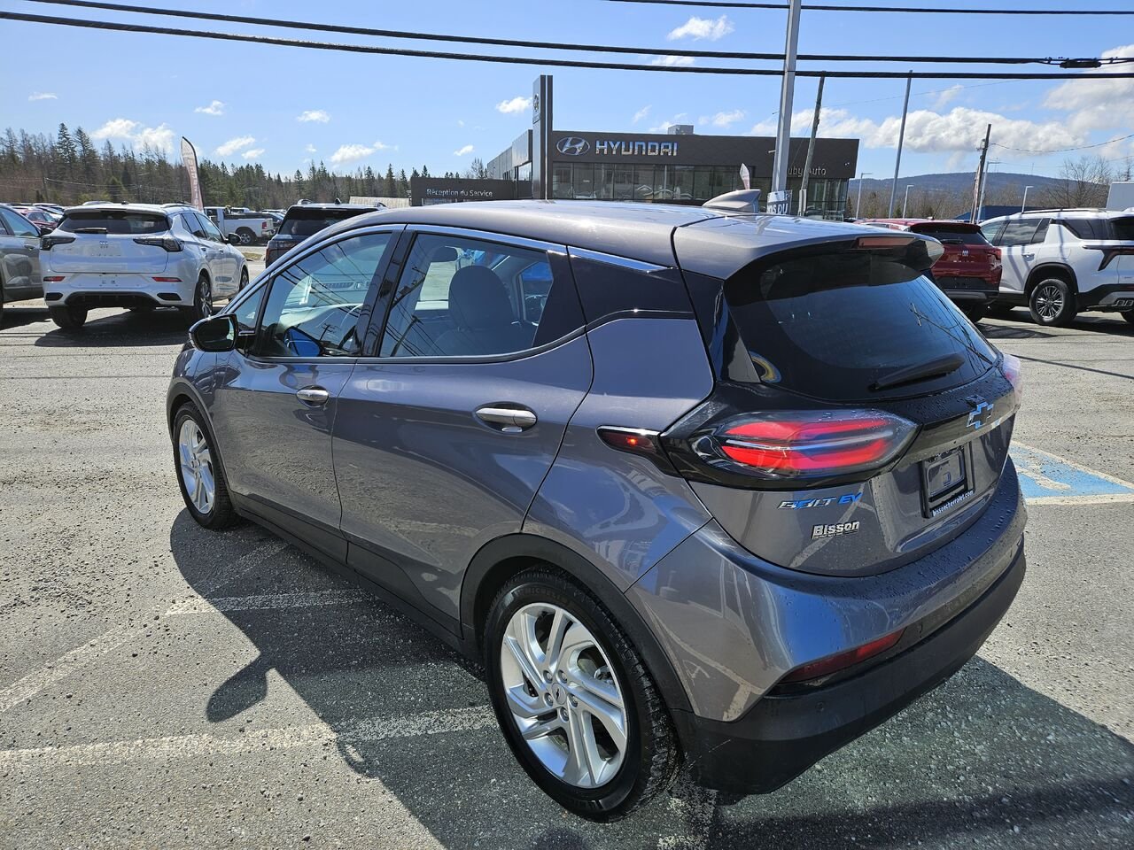 Chevrolet Bolt EV 1LT familiale 5 portes 2022 Gris Thetford Mines - photo #5