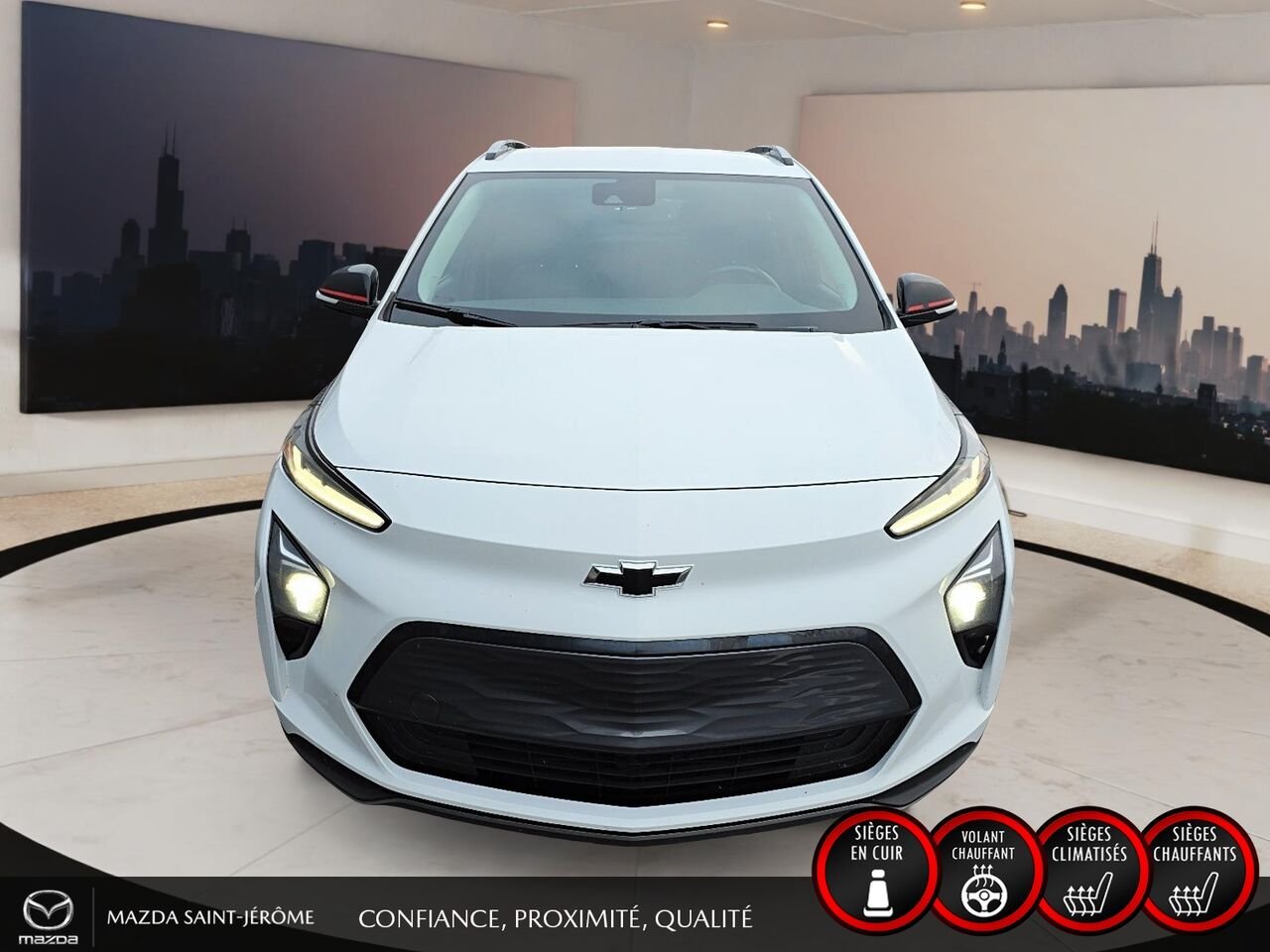 Chevrolet Bolt EUV LT REDLINE | CARPLAY SANS FIL | SIÈGES CHAUFFANTS | ANGLE MORT | 115 165 KM 2023 Blanc Saint-Jérôme - photo #2