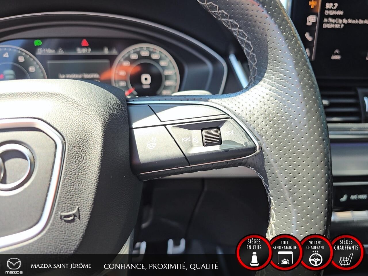 Audi Q5 Progressiv 45 TFSI quattro 2023 Gris Saint-Jérôme - photo #15