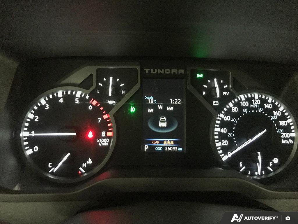 2025 Toyota Tundra S2500058 | SR, previously a demo, under 36,000km Magnetic Grey Metallic Edmonton - photo #12
