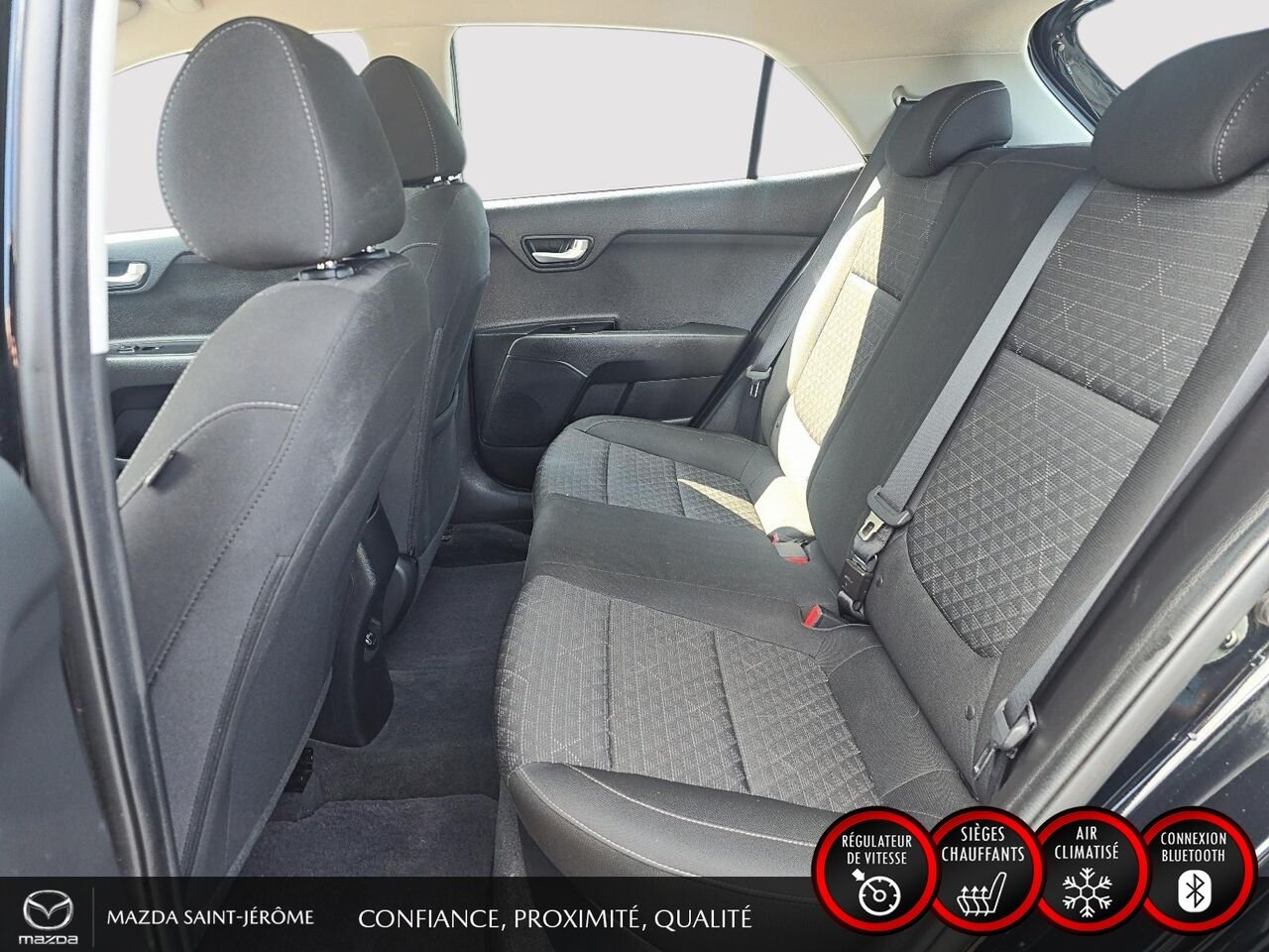 Kia Rio 5 portes LX+ | 50 728 KM | AUTOMATIQUE | CAMÉRA DE RECUL 2023 Noir Saint-Jérôme - photo #19
