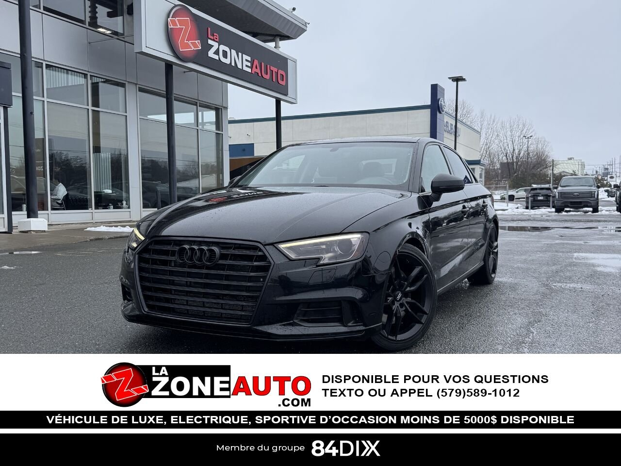 Audi A3 berline 2019 Noir Granby - photo #0