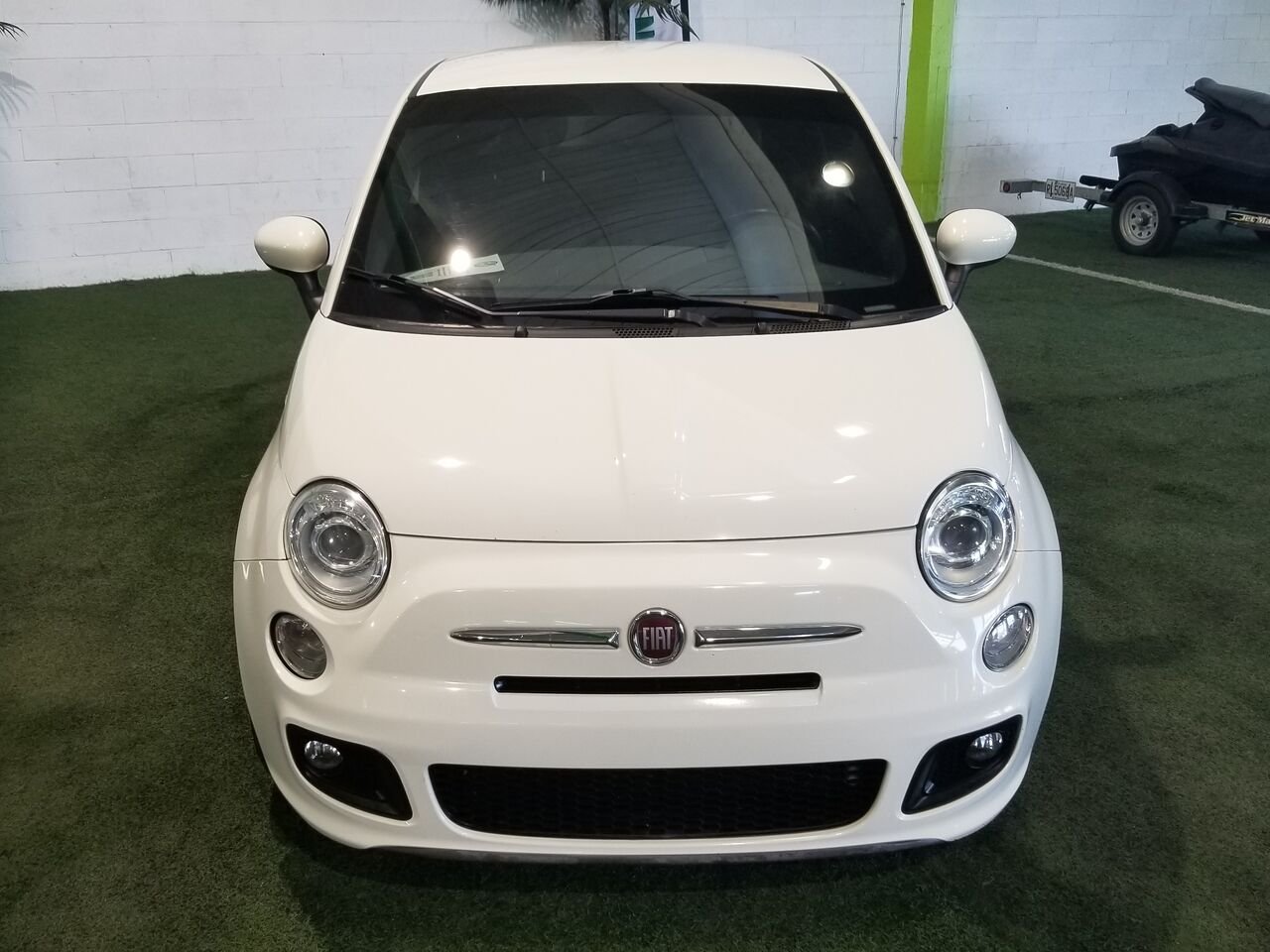 2014 FIAT 500 White  - photo #18