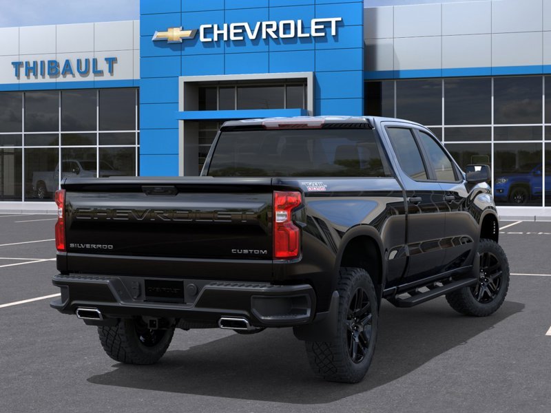 CHEVROLET SILVERADO 1500 Custom Trail Boss cabine multiplace 4RM 157 po 2026 Noir