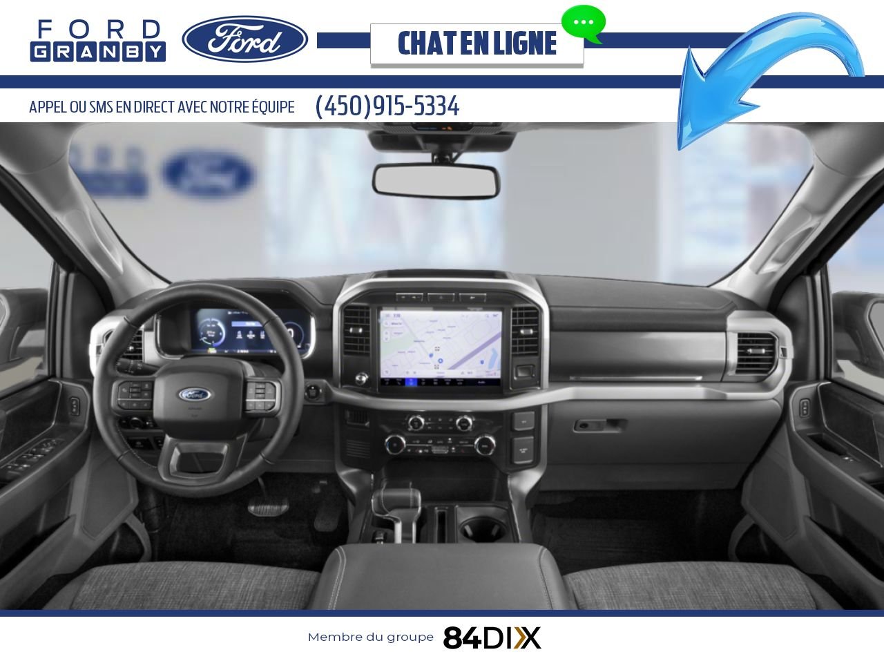 Ford F-150 Lightning 2025 Blanc Oxford Granby - photo #5