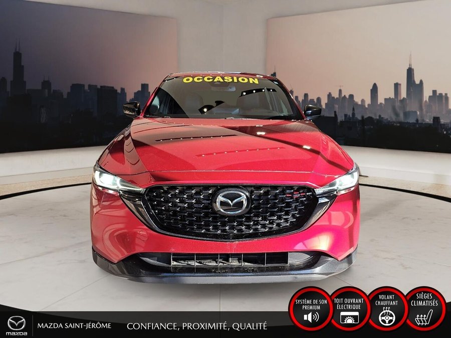 Mazda CX-5 Sport | CUIR | TOIIT OUVRANT | AWD | 2023 Rouge