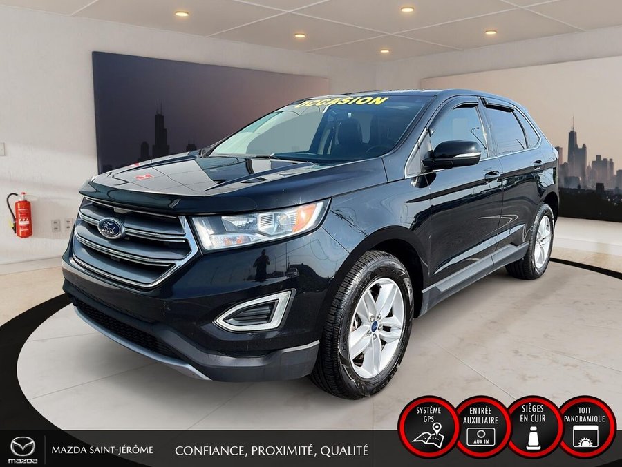 Ford Edge SEL | AWD | TOIT PANORAMIQUE | CUIR | 2018 Noir