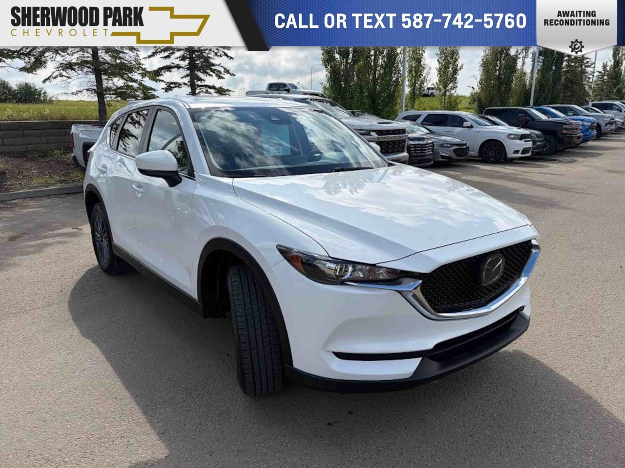 2019 Mazda CX-5 GS Auto AWD White Sherwood Park - photo #0