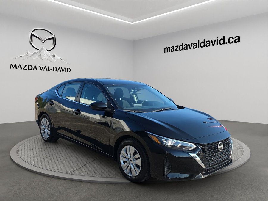 2024 Nissan Sentra S Plus CVT, caméra de recul, commande audio au volant, Apple Carplay Black