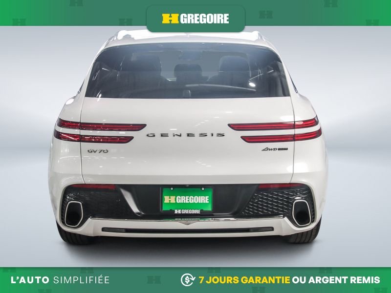 2023 Genesis GV70 White Saint-Eustache - photo #5
