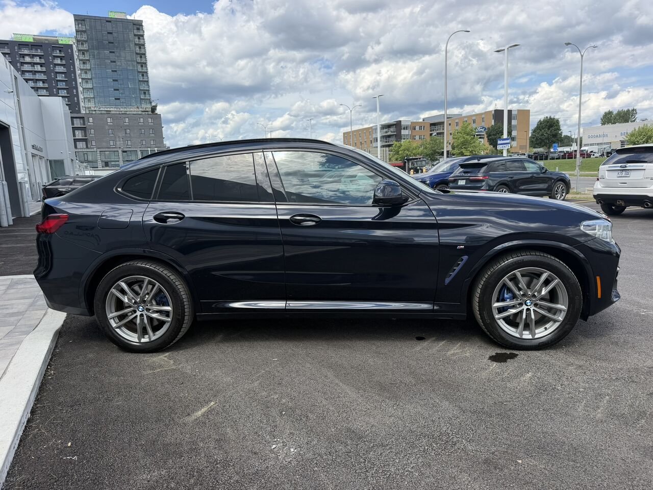 BMW X4 M40i COUPE 2021 Bleu Laval - photo #11