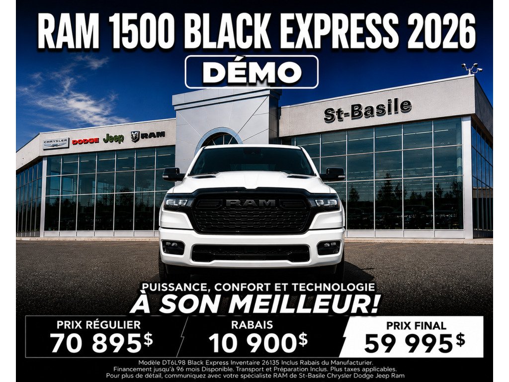 2026 Ram 1500 White Saint-Basile-le-Grand - photo #3