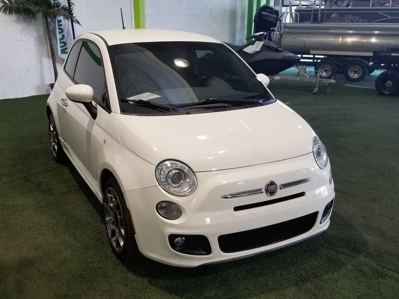 2014 FIAT 500 White  - photo #17
