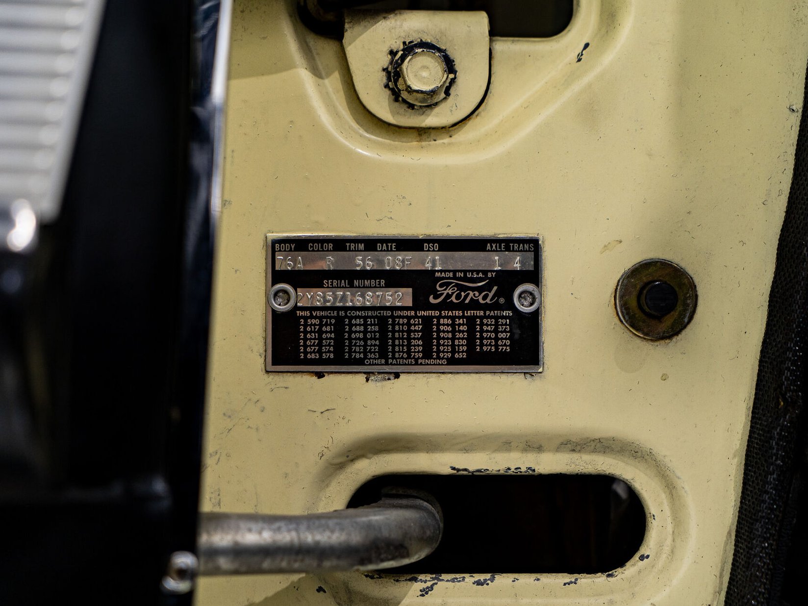 Ford Thunderbird Beautifully Presented From Older Restoration with original bill of sale 1962 Jaune Montréal - photo #79