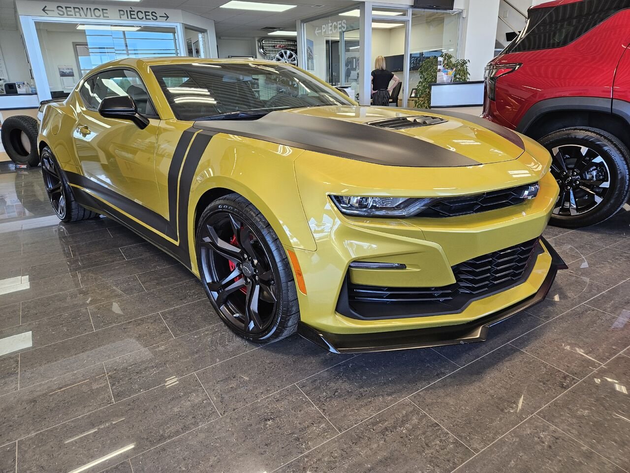 Chevrolet Camaro Coupé 2 portes 1SS 2024 Jaune Thetford Mines - photo #0