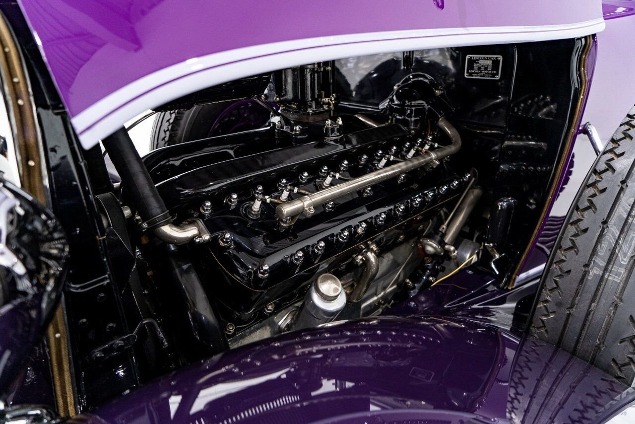 1933 Lincoln KB Victoria Coupe One Of 18 Built, And The Only Known Surviving **PRICE IN USD** Purple Montreal - photo #14