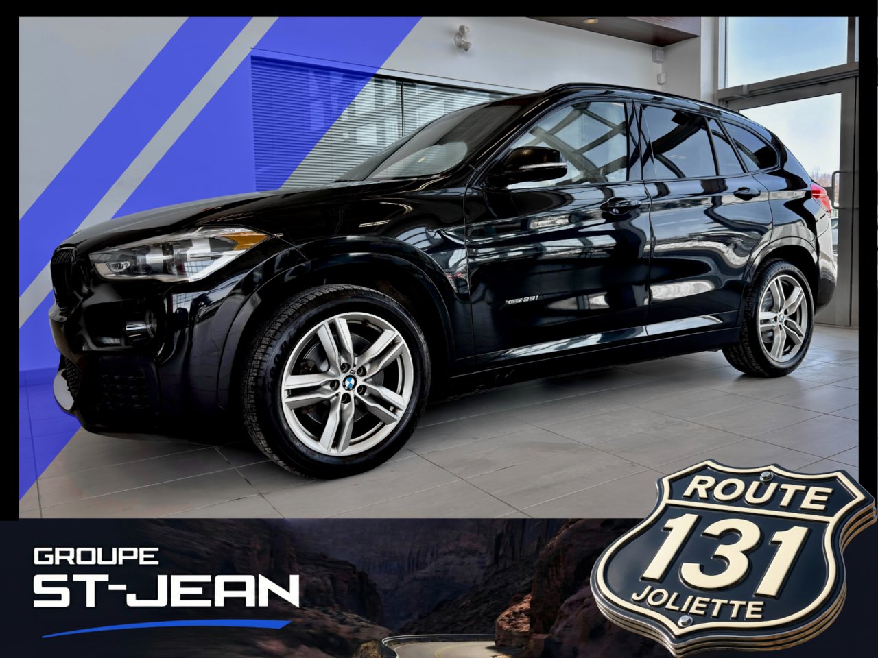 BMW X1 2017 Noir Notre-Dame-des-Prairies - photo #0