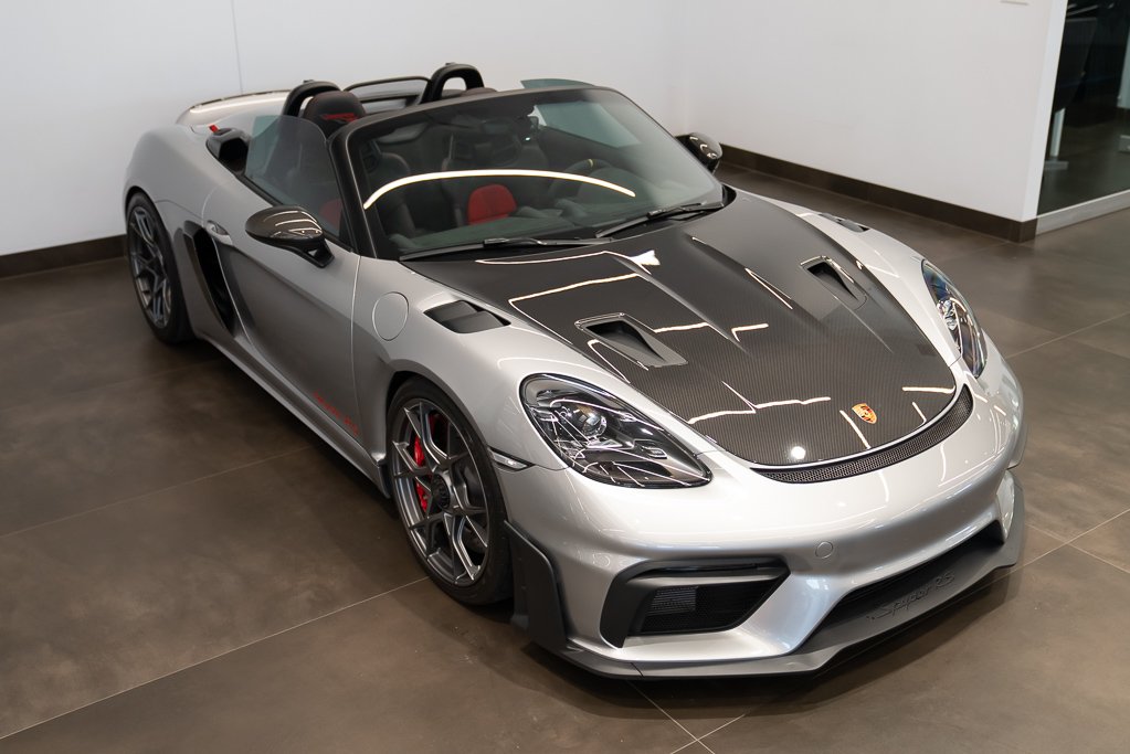 Porsche 718 Spyder RS Roadster Spyder 2024 Argent Kirkland - photo #5
