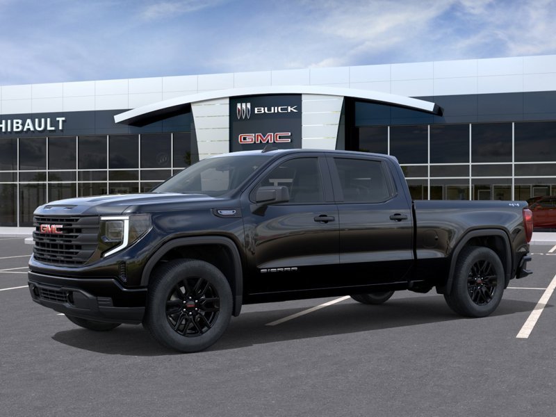 GMC SIERRA 1500 Pro cabine multiplace 4RM 157 po 2026 Noir Sherbrooke - photo #1