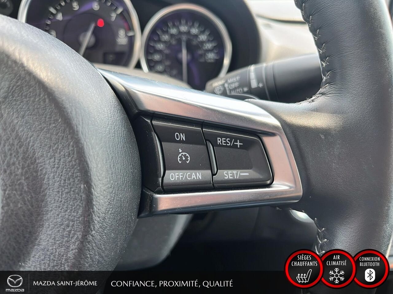 2023 Mazda MX-5 RF GS-P | MAGS NOIR | TOIT ÉLECTRIQUE | AUTOMATIQUE | White Saint-Jérôme - photo #15
