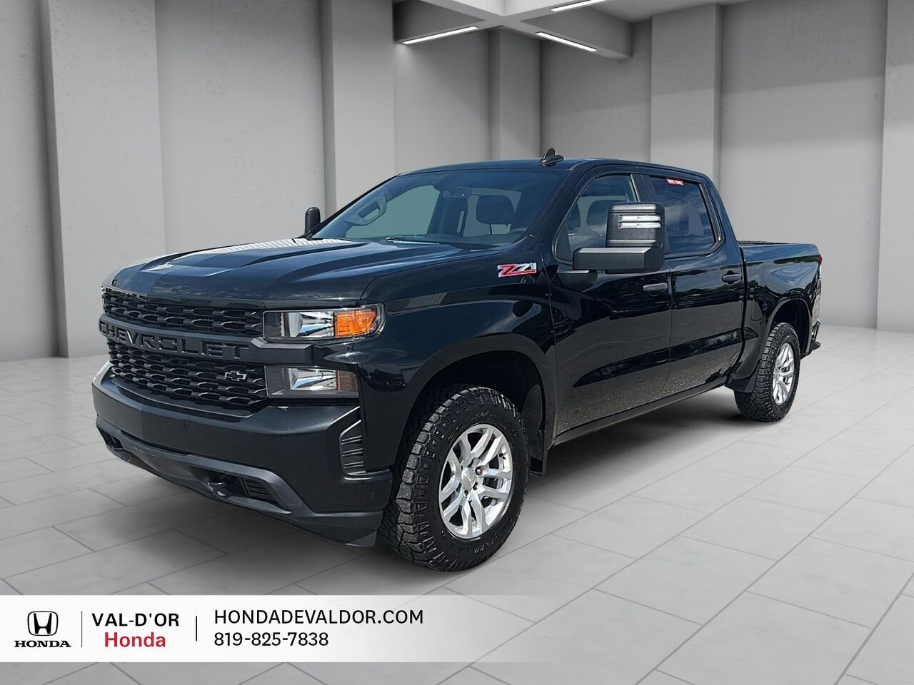Chevrolet Silverado 1500 WT cabine multiplace 4RM 147 po 2020 Noir Val-d'Or - photo #0