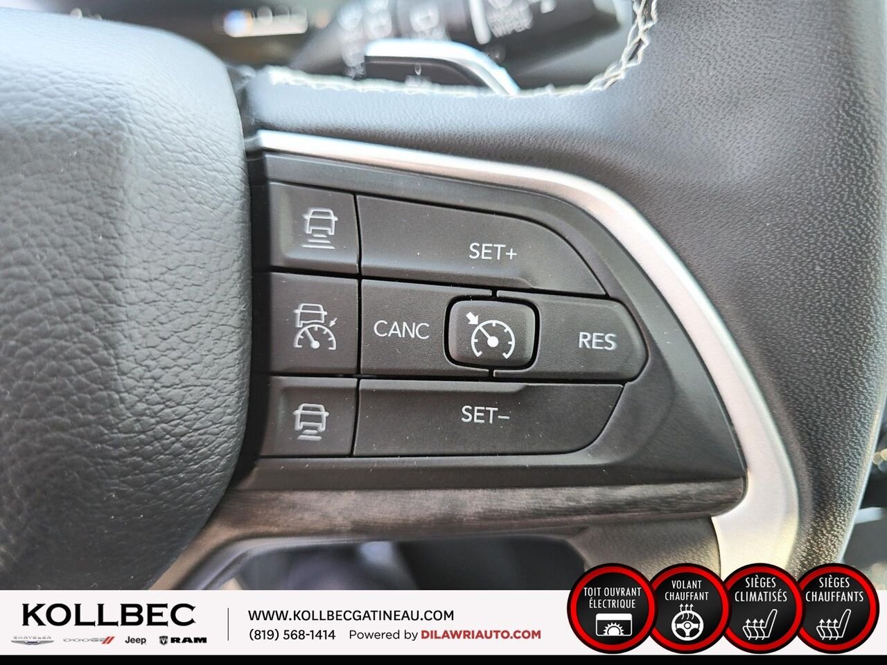JEEP GRAND CHEROKEE Limited 4x4 2023 Noir Ottawa & Gatineau - photo #8