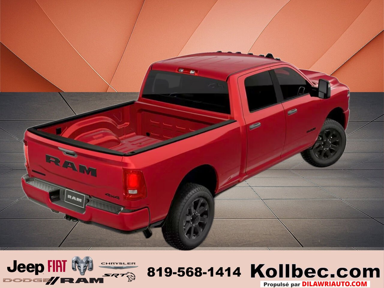 2026 RAM 2500 26310 | Big Horn cabine d'équipe 4x4 caisse de 6 pi 4 po Molten Red Pearl Gatineau - photo #2