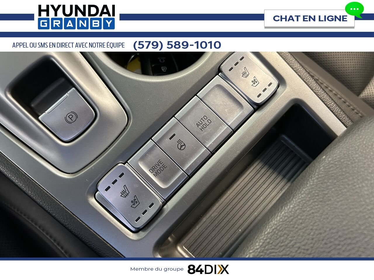 Hyundai Kona électrique 2023 Blanc Granby - photo #22